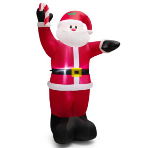 8 Feet Inflatable Santa Claus Decoration - Color: Red
