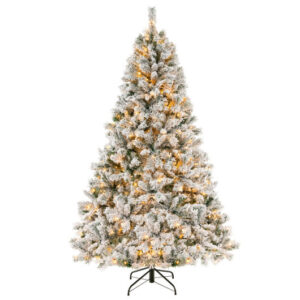 6/7/8 Feet Artificial Xmas Tree 3-Minute Quick Shape-7 ft - Size: 7 ft