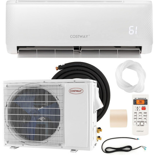 Airtural Energy Star Certified 17000 BTU 21 SEER2 Ductless Mini Split Air Conditioner and Heater 208-230V - Color: White