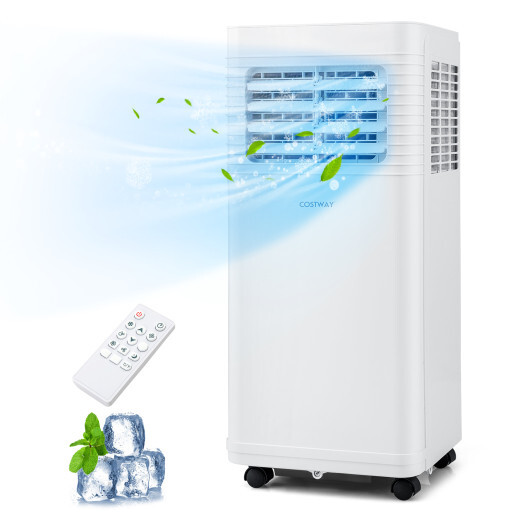 9000 BTU Portable Air Conditioner 3 in 1 AC Unit with Fan and Dehumidifier - Color: White - Size: 9000 BTU - Image 4