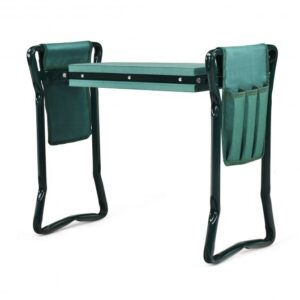 Folding Garden Kneeler and Seat Bench - Color: Green