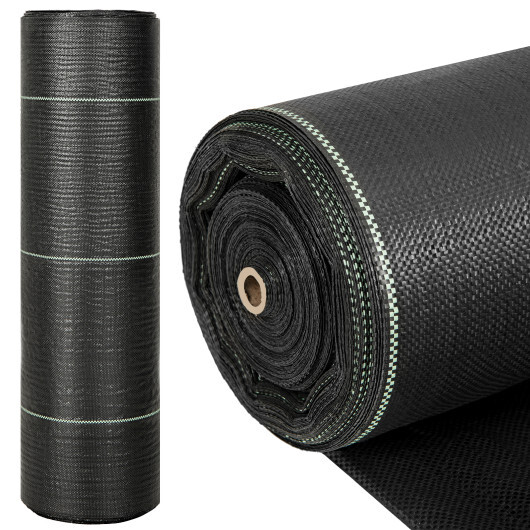 6.5 x 330/4 x 250/6 x 300 Feet Weed Barrier Landscape Fabric-6 ft - Color: Black - Size: 6 ft - Image 4