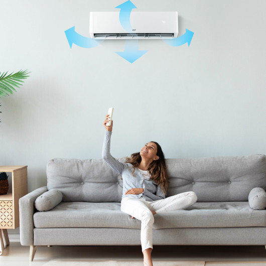 27000 BTU 3 Zone 22 SEER2 Mini Split AC with Heat Pump-9K + 9K + 9K - Color: White - Size: 9K + 9K + 9K - Image 2