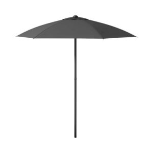 6.8 FT Patio Umbrella with Air Vent and Metal Ribs - Color: Gray