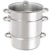 11-Quart Stainless Steel Fruit Juicer Steamer - Color: Silver
