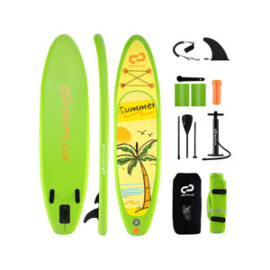Inflatable Stand up Paddle Board iSUP Board Accessories with 3 Fins-S - Size: S